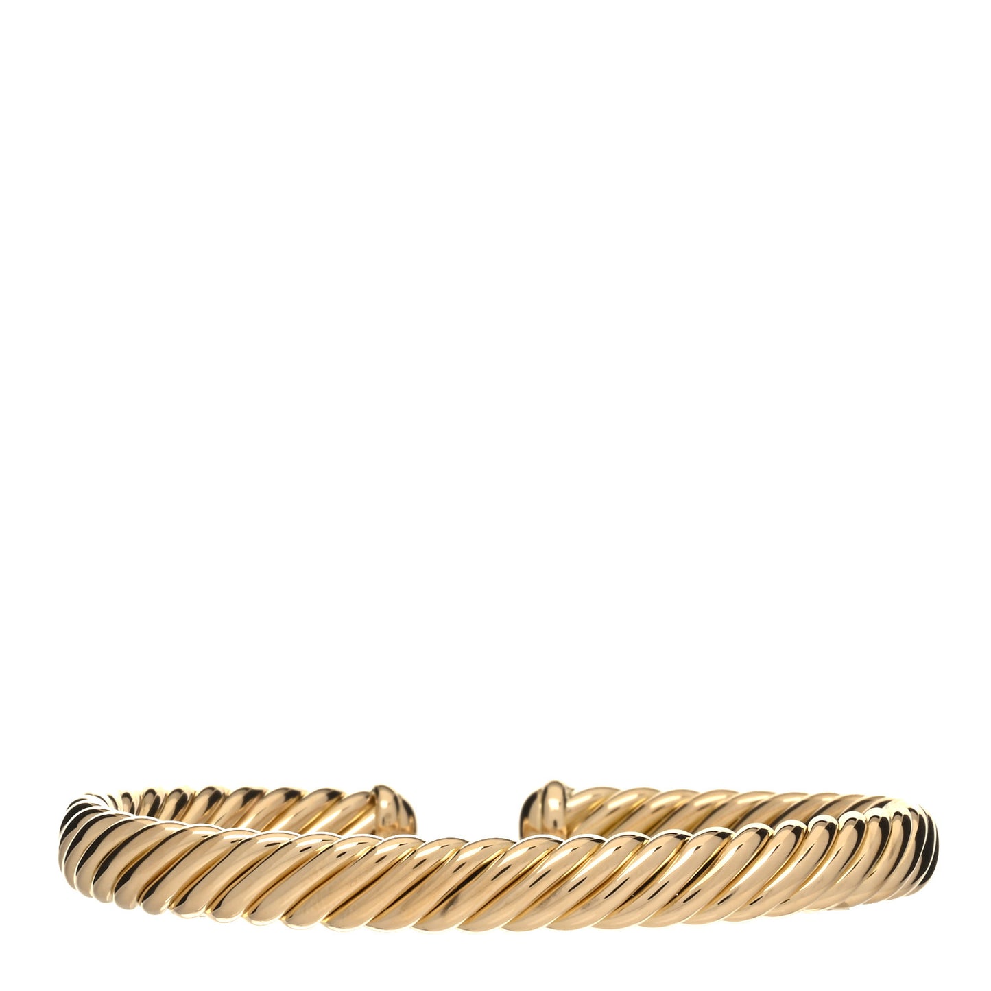 18K Yellow Gold 7mm Cablespira Oval Bracelet
