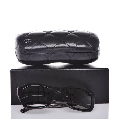 Chanel Lace Effect Sunglasses 5296 Black 9 of 9