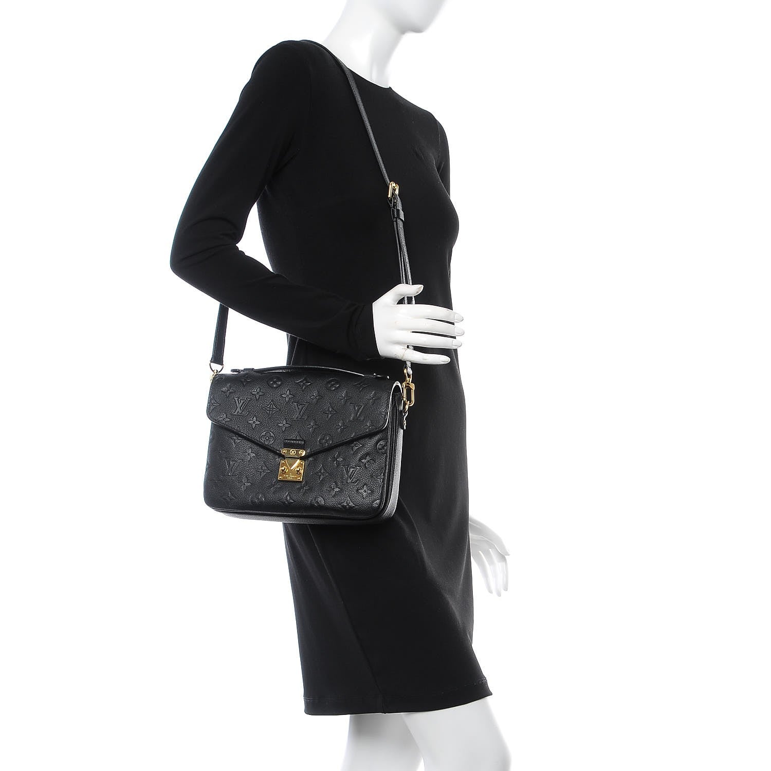 Louis Vuitton Empreinte Pochette Metis Black 2 of 7