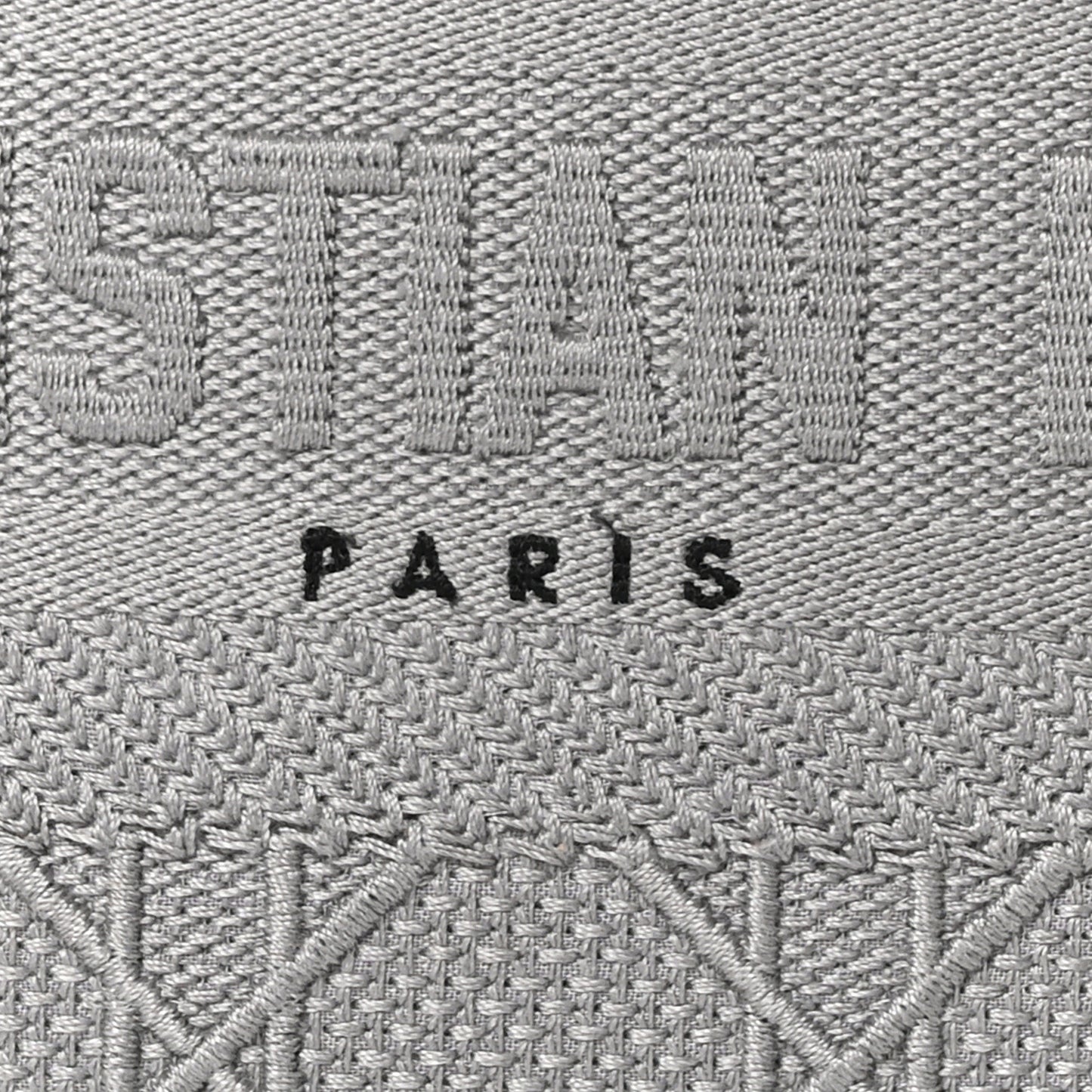 Canvas Embroidered Cannage Medium Lady D-Lite Gray