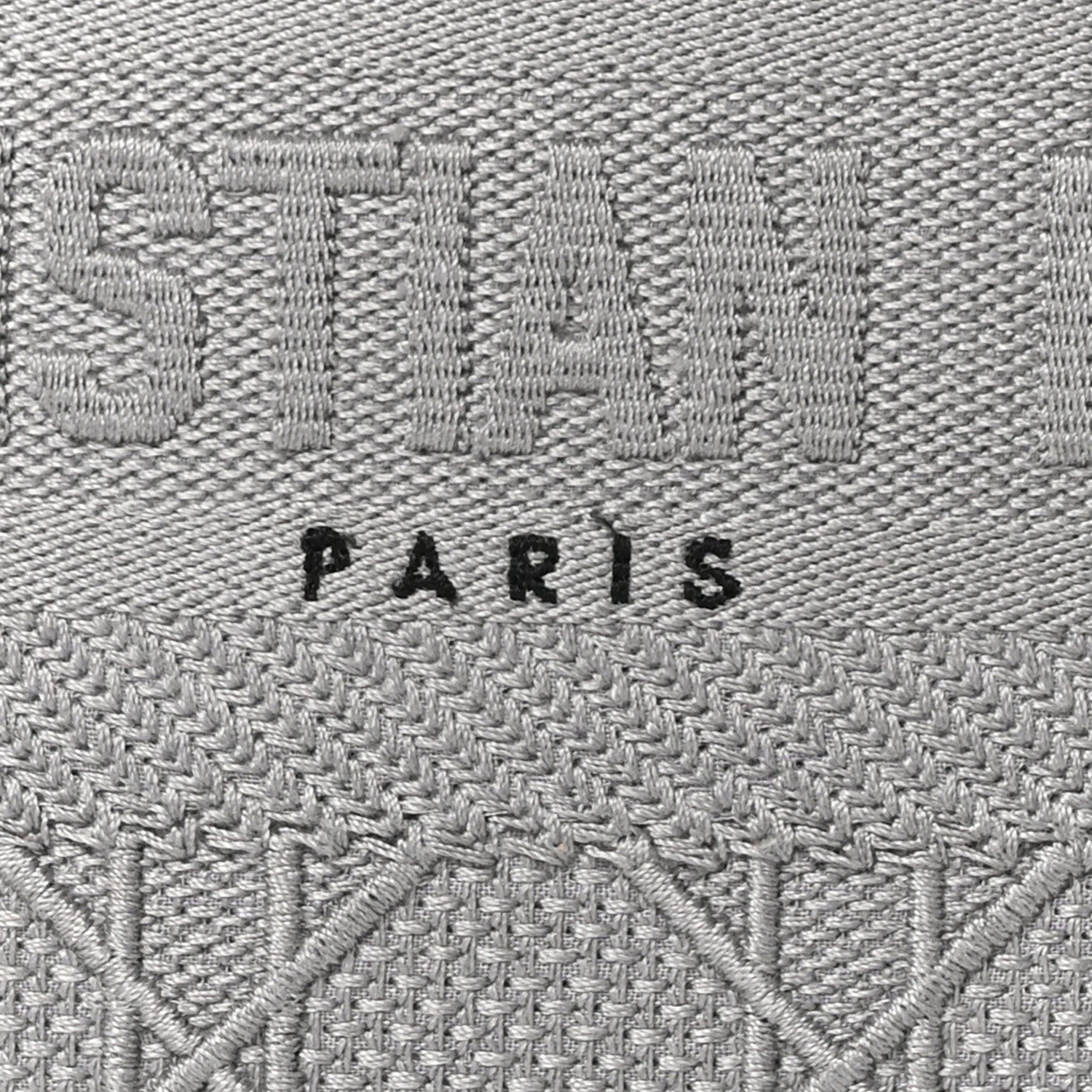 Christian Dior Canvas Embroidered Cannage Medium Lady D-Lite Gray 8 of 10