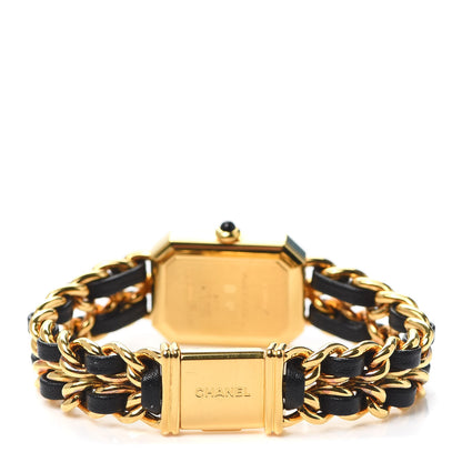 Chanel Stainless Steel Lambskin 20mm Chain Premiere Quartz Watch Gold M 4 of 5