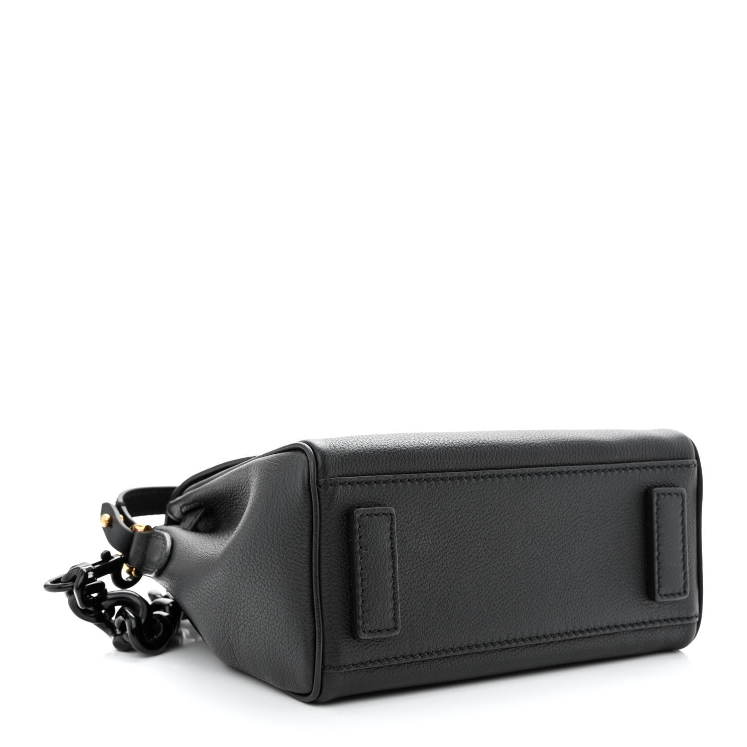 Versace Grained Calfskin Small La Medusa Top Handle Bag Black Lilac 4 of 10