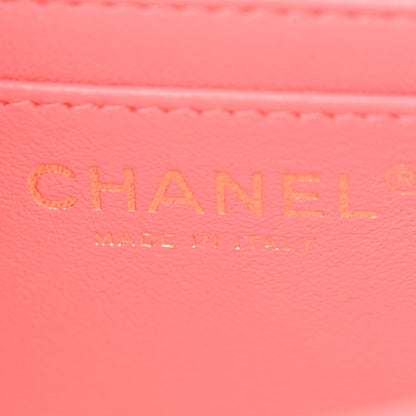 Chanel Lambskin Quilted Mini Rectangular Flap Pink 6 of 11