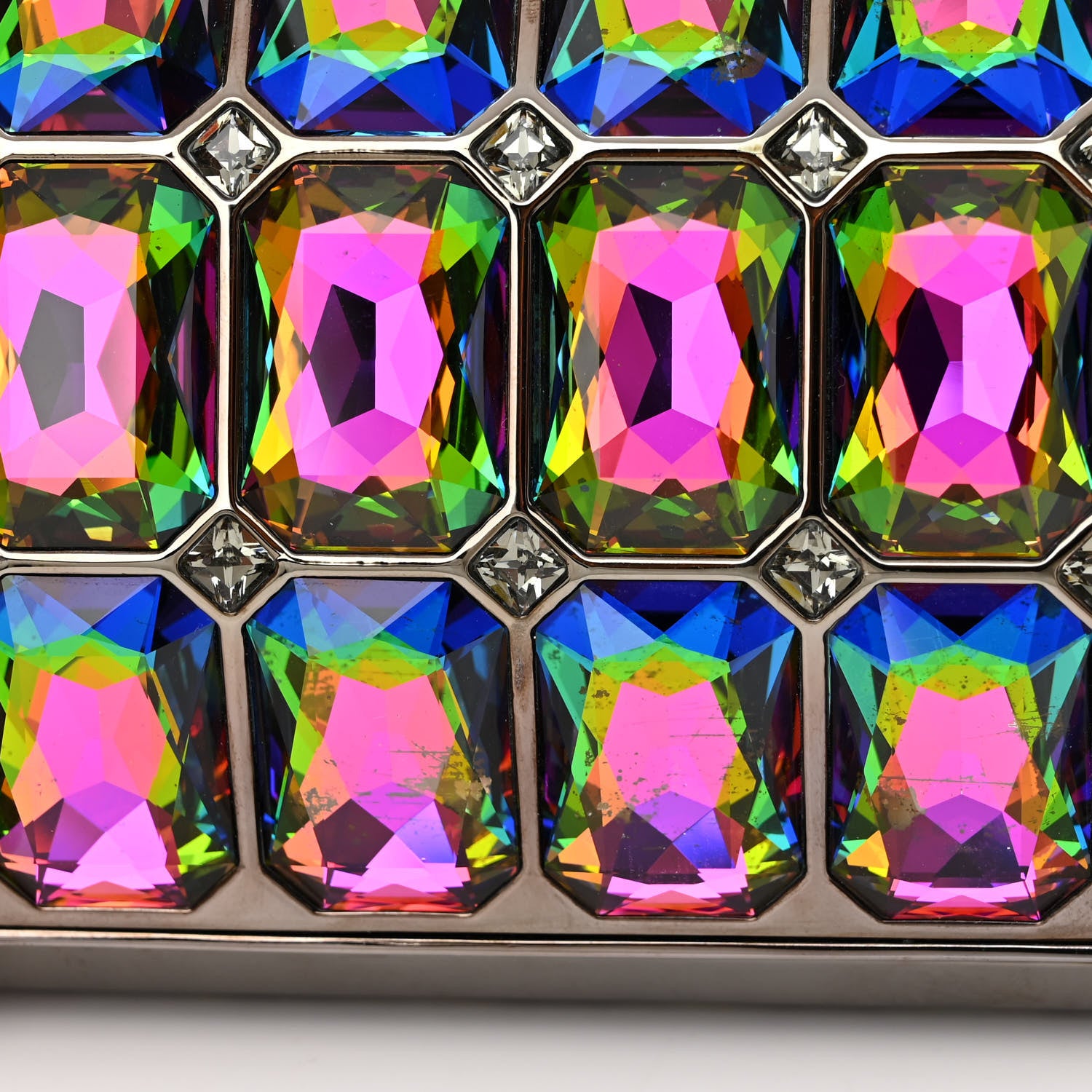 Judith Leiber Crystal Minaudiere Clutch Multicolor 12 of 14