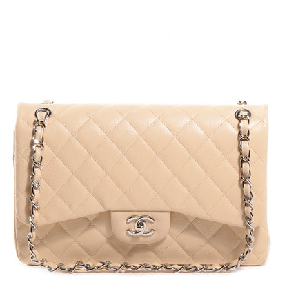 Chanel Caviar Jumbo Double Flap Beige Clair 1 of 8