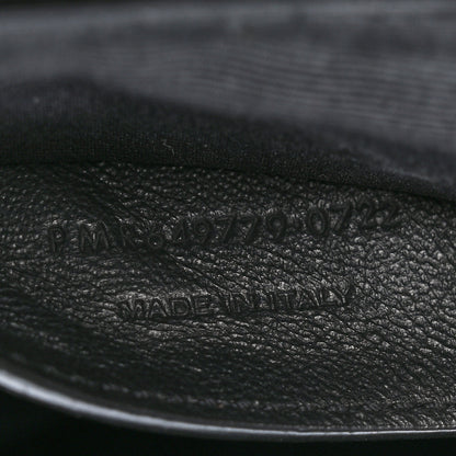 Saint Laurent Grain de Poudre Quilted 80's Vanity Bag Dark Beige 7 of 10