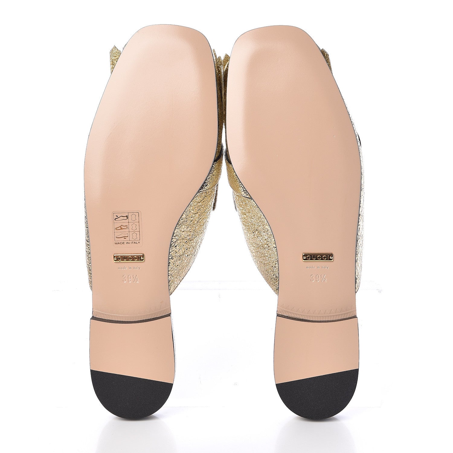 Gucci Galassia Womens GG Marmont Fringe Slippers 39.5 Platino 9 of 10
