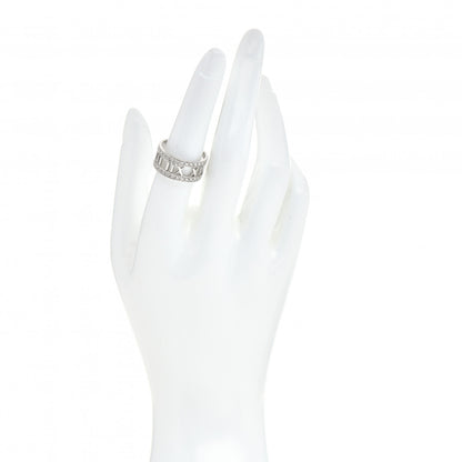 Tiffany 18K White Gold Diamond Wide Atlas Open Ring 56 7.5 2 of 5