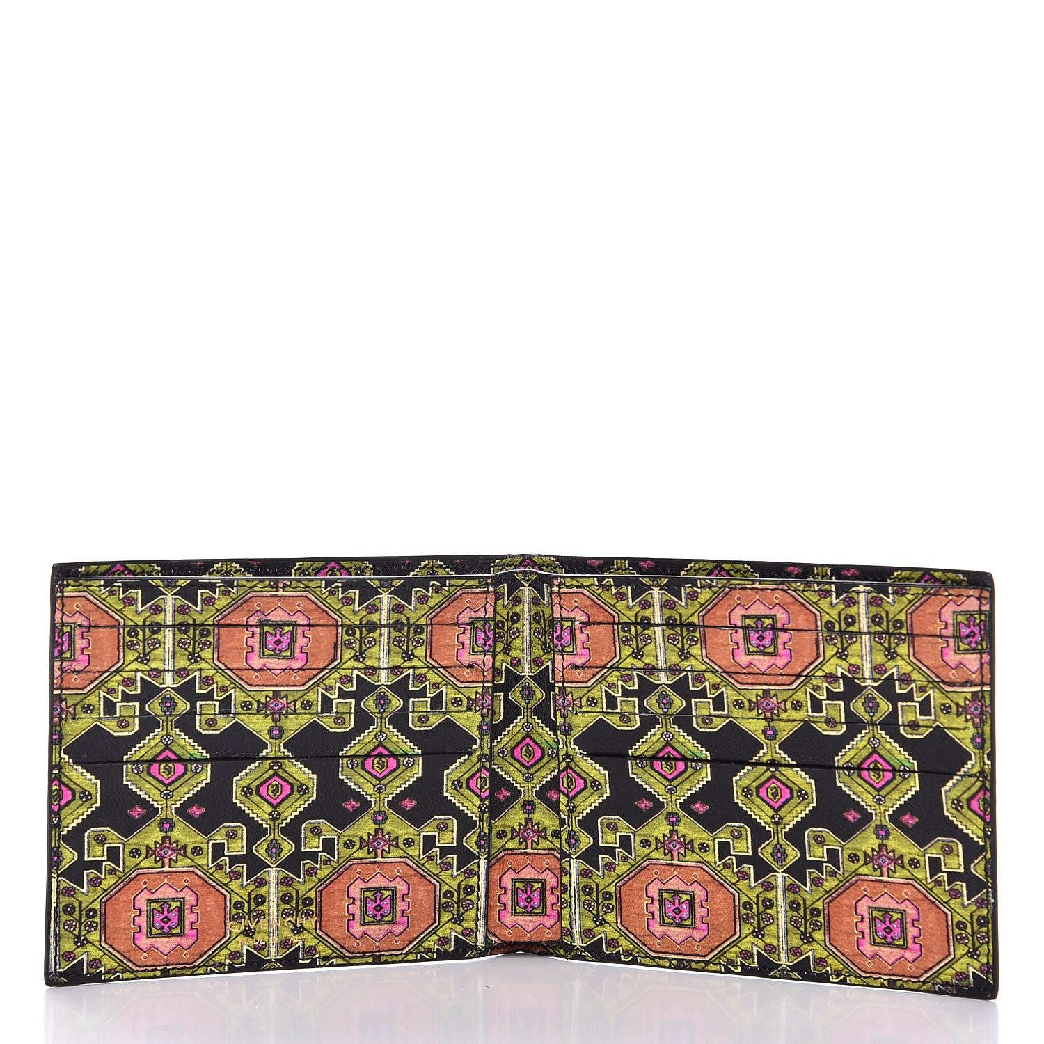 Givenchy Calfskin Carpet Print Bi-Fold Wallet Black 5 of 9