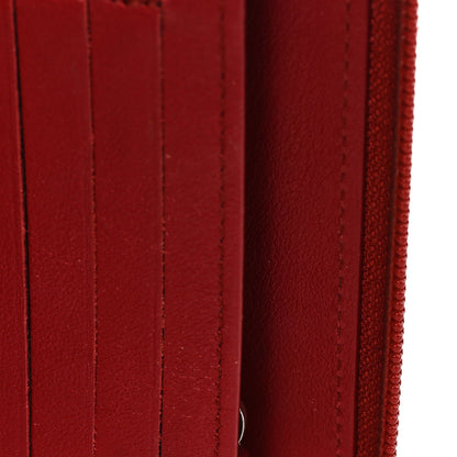 Chanel Caviar Large CC Timeless Zip Around Organizer Wallet Red 9 of 9
