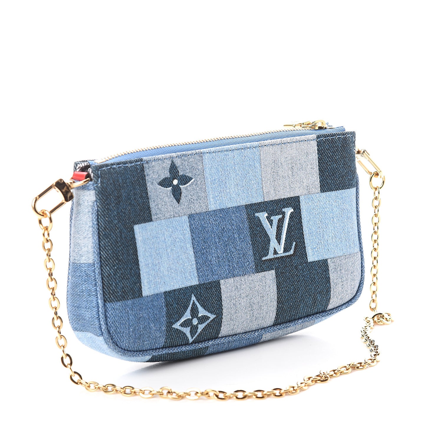 Denim Multi Pochette Accessories Mini Pochette