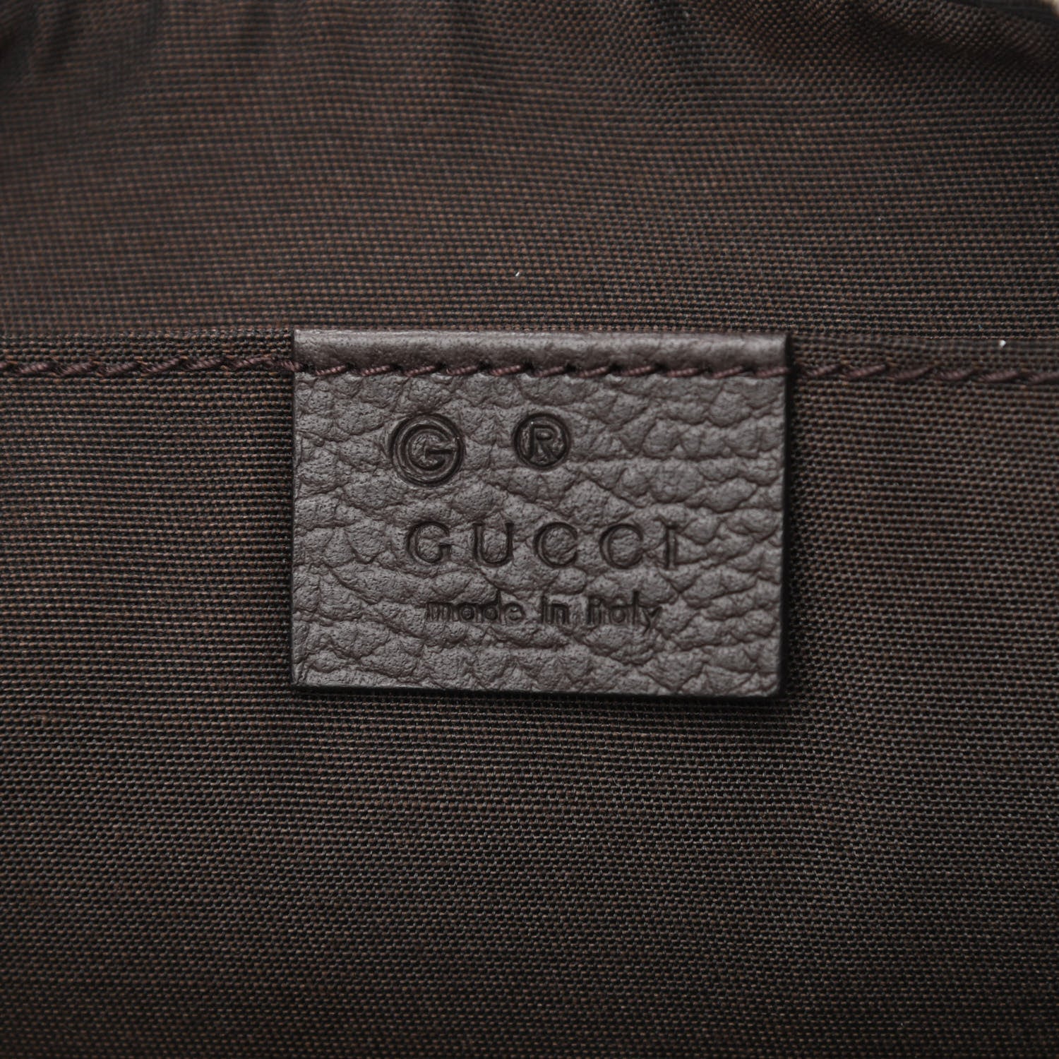 Gucci Monogram Belt Bag Dark Brown 6 of 10