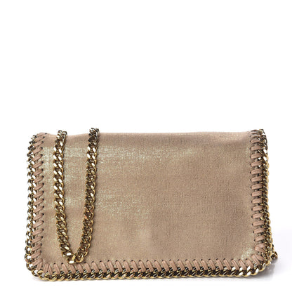 Stella McCartney Shaggy Deer Falabella Crossbody Bag Gold 1 of 15