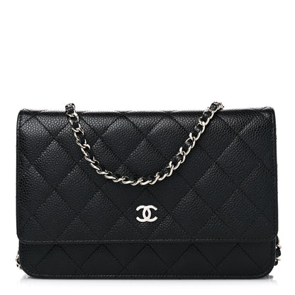 Chanel Caviar Quilted Wallet on Chain WOC Black 1 of 11