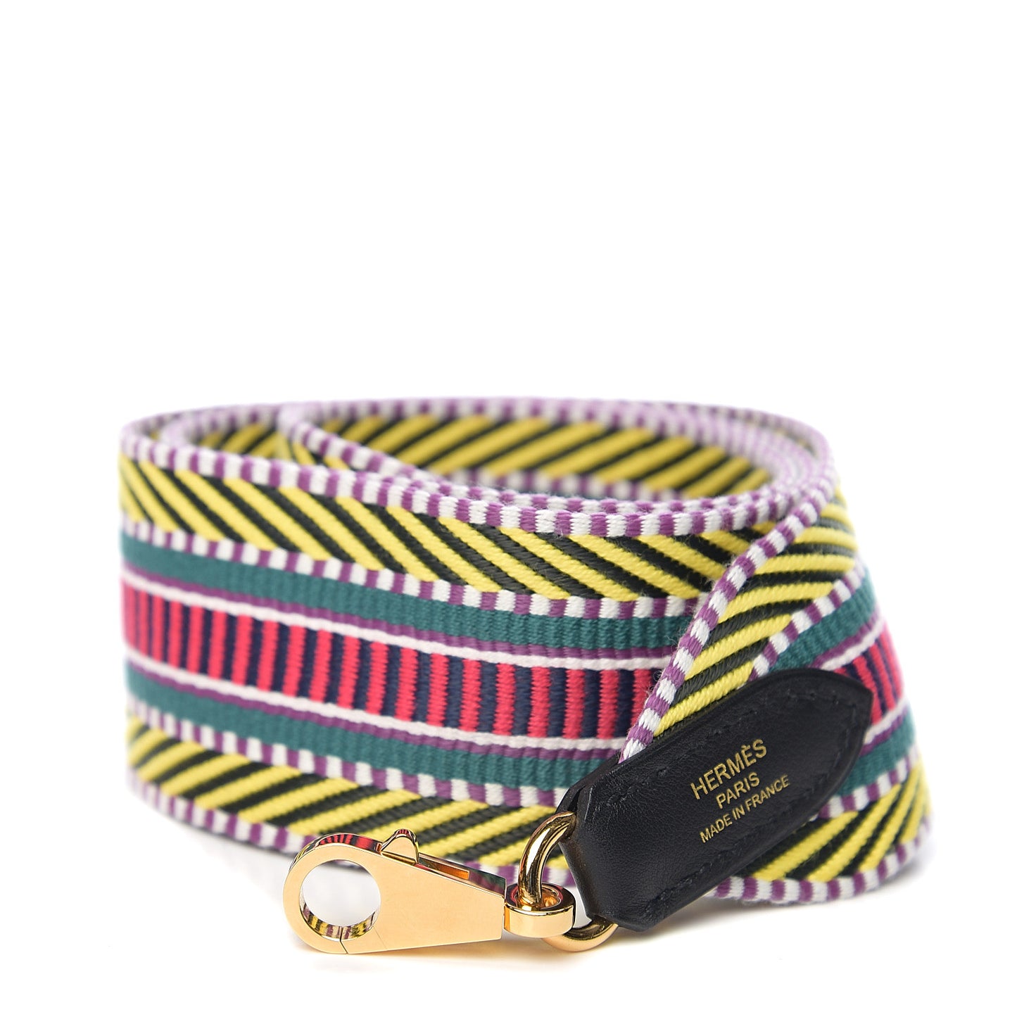 Toile Swift 50mm Sangle Cavale Shoulder Strap Multicolor Black