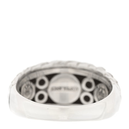 John Hardy Sterling Silver Diamond Dot Dome Ring 57 8 3 of 4
