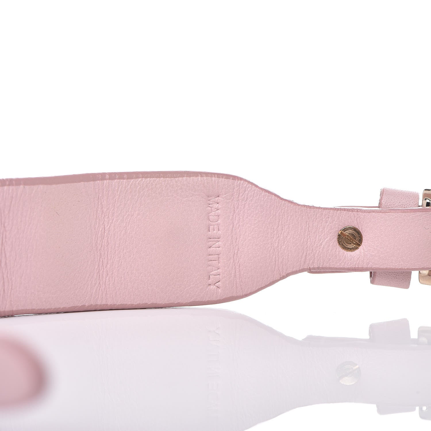 Valentino Garavani Calfskin Macro Rockstud Bracelet Pink 4 of 7