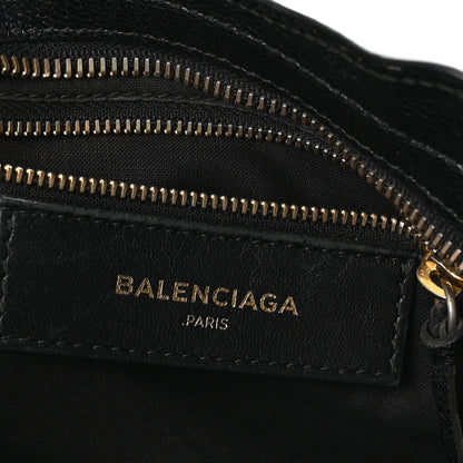 Balenciaga Chevre Gold Metallic Edge Hardware Mini City Black 7 of 12