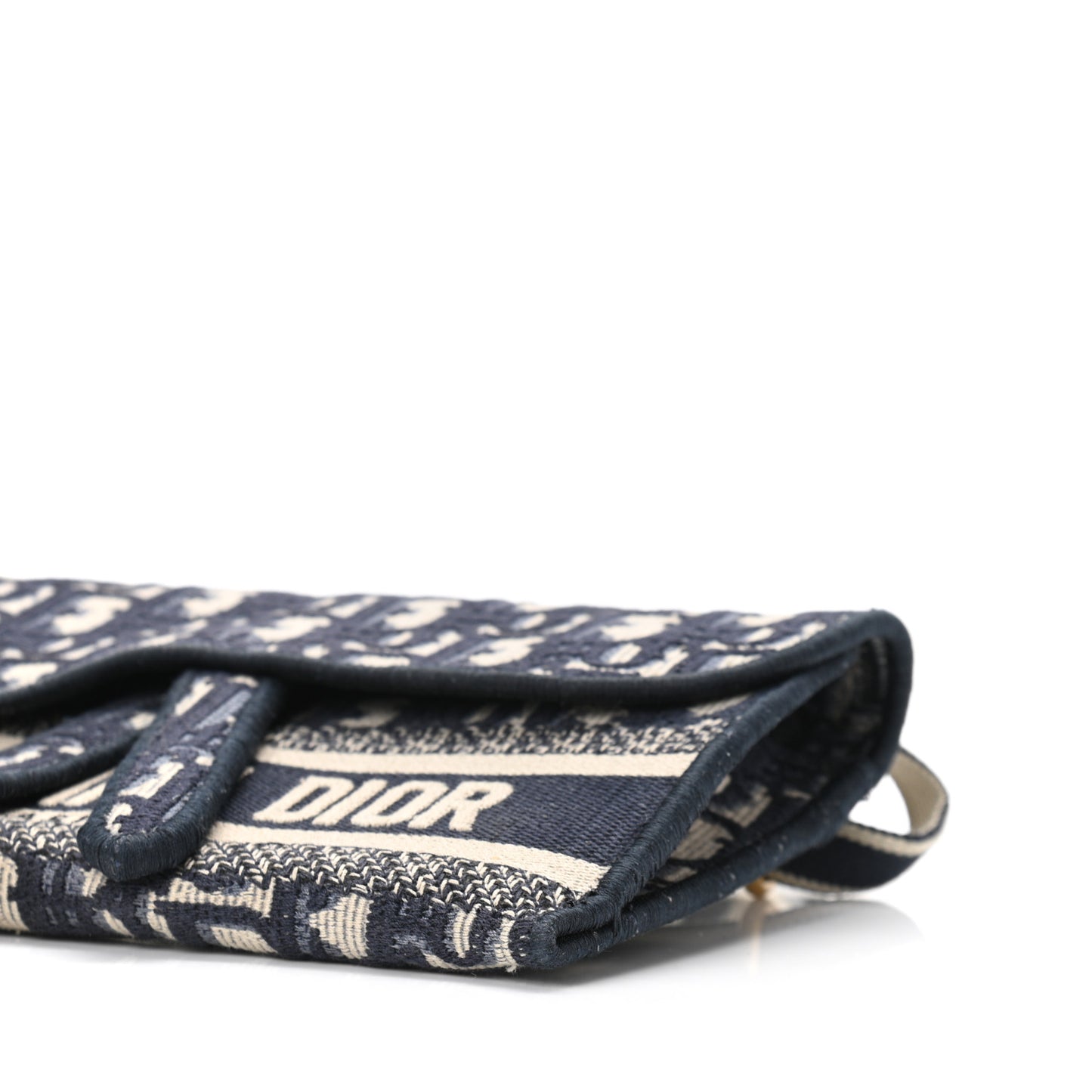 Oblique Slim Saddle Pouch Blue