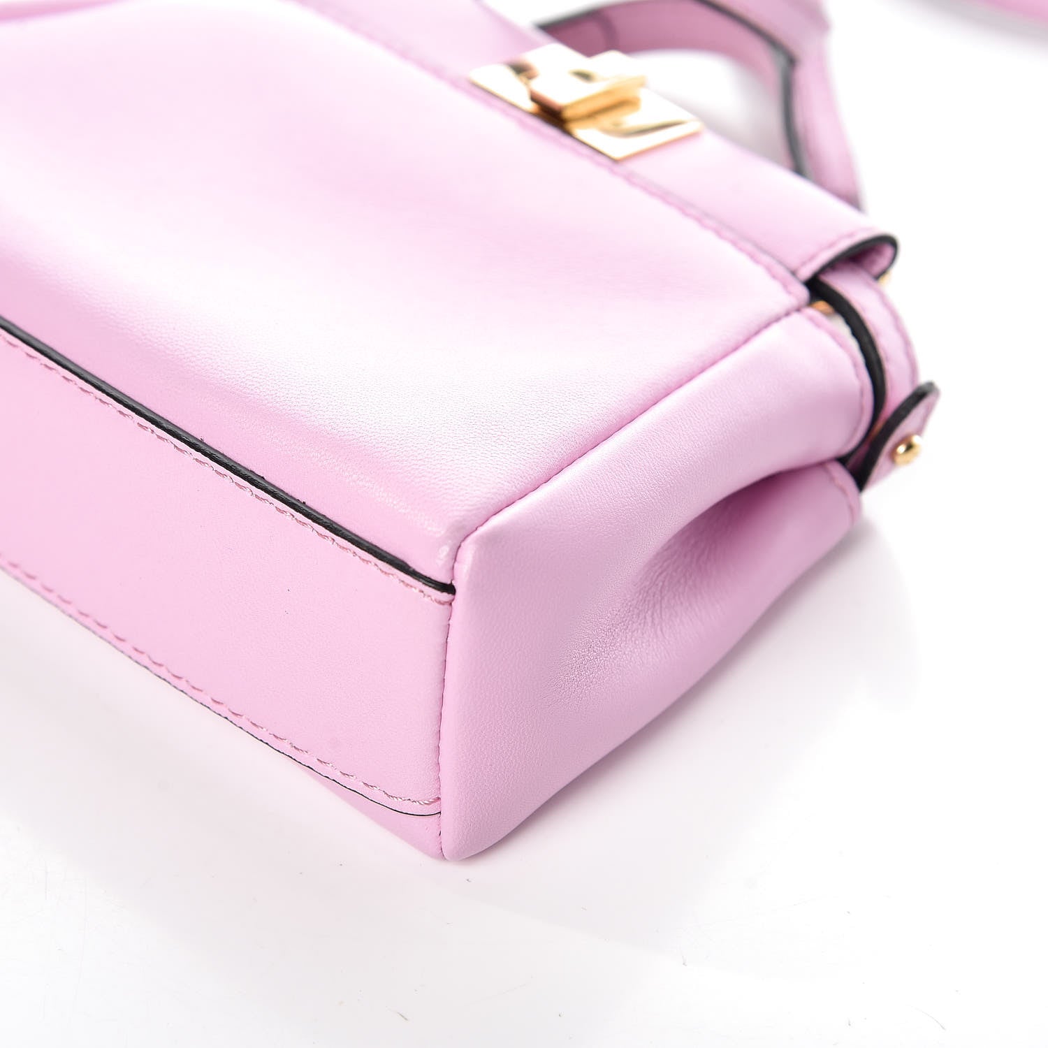 Fendi Shiny Nappa Micro Peekaboo Iconic Satchel Lavanda 10 of 12