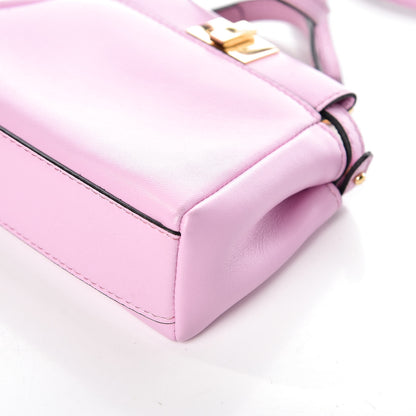 Fendi Shiny Nappa Micro Peekaboo Iconic Satchel Lavanda 10 of 12