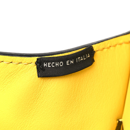 Prada Saffiano Cuir Calfskin Monochrome Envelope Flap Chain Shoulder Bag Sole 7 of 9