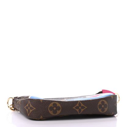 Louis Vuitton Monogram 2018 Christmas Animation Mini Bears Pochette Accessories 4 of 7