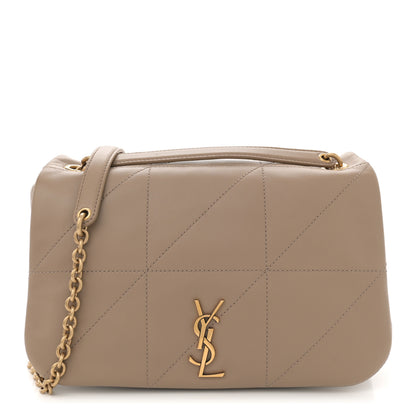 Saint Laurent Lambskin Matelasse Monogram Small Jamie 4.3 Taupe 1 of 11