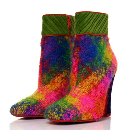 Christian Louboutin Boucle Corsairiboot Boots 35.5 Multicolor 3 of 6
