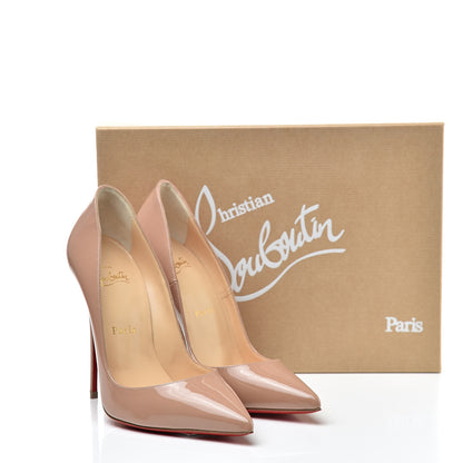 Christian Louboutin Patent So Kate 120 Pumps 37 Nude 8 of 8
