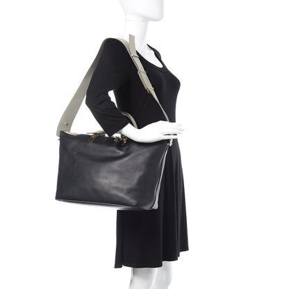 Chloe Smooth Calfskin Large Baylee Tote Black Grey 2 of 19