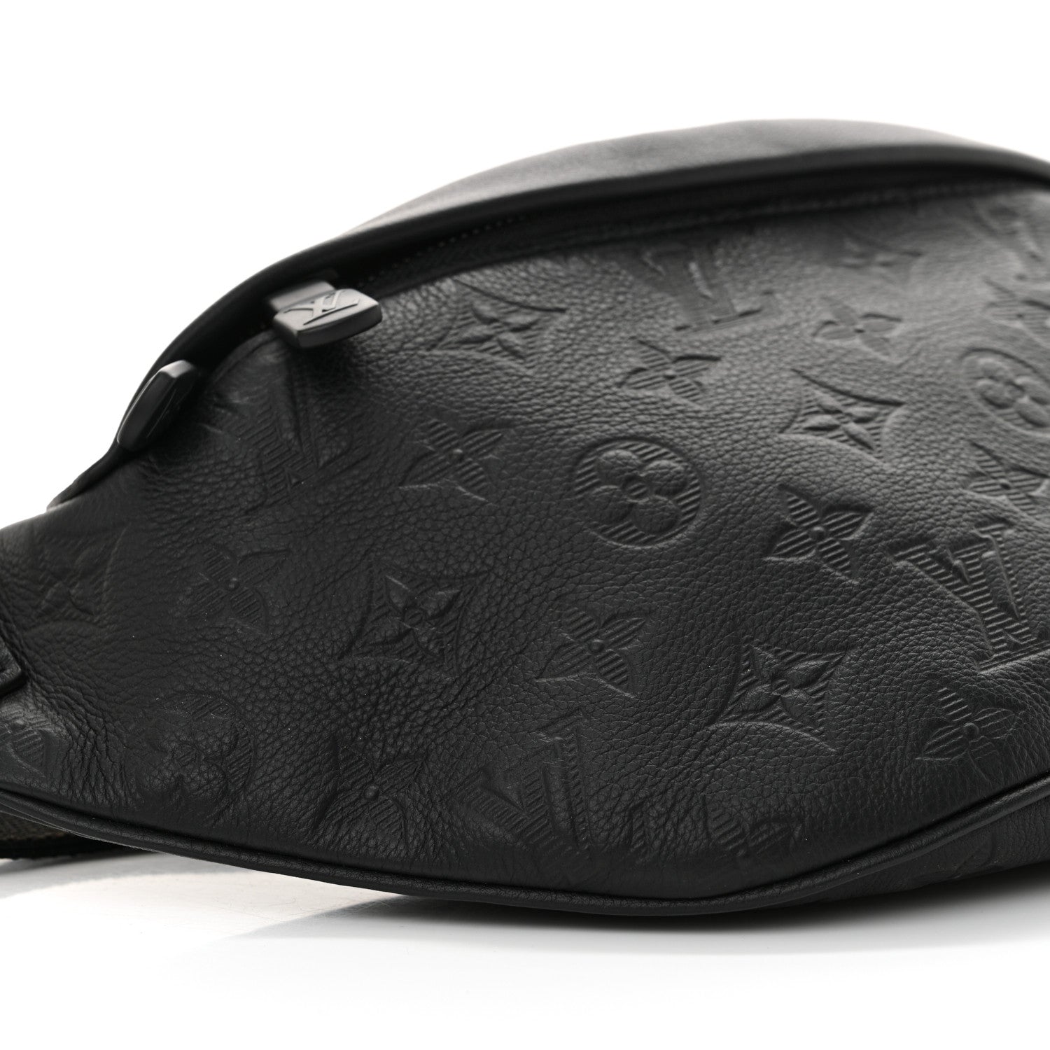 Louis Vuitton Calfskin Monogram Shadow Discovery Bumbag Black 8 of 9