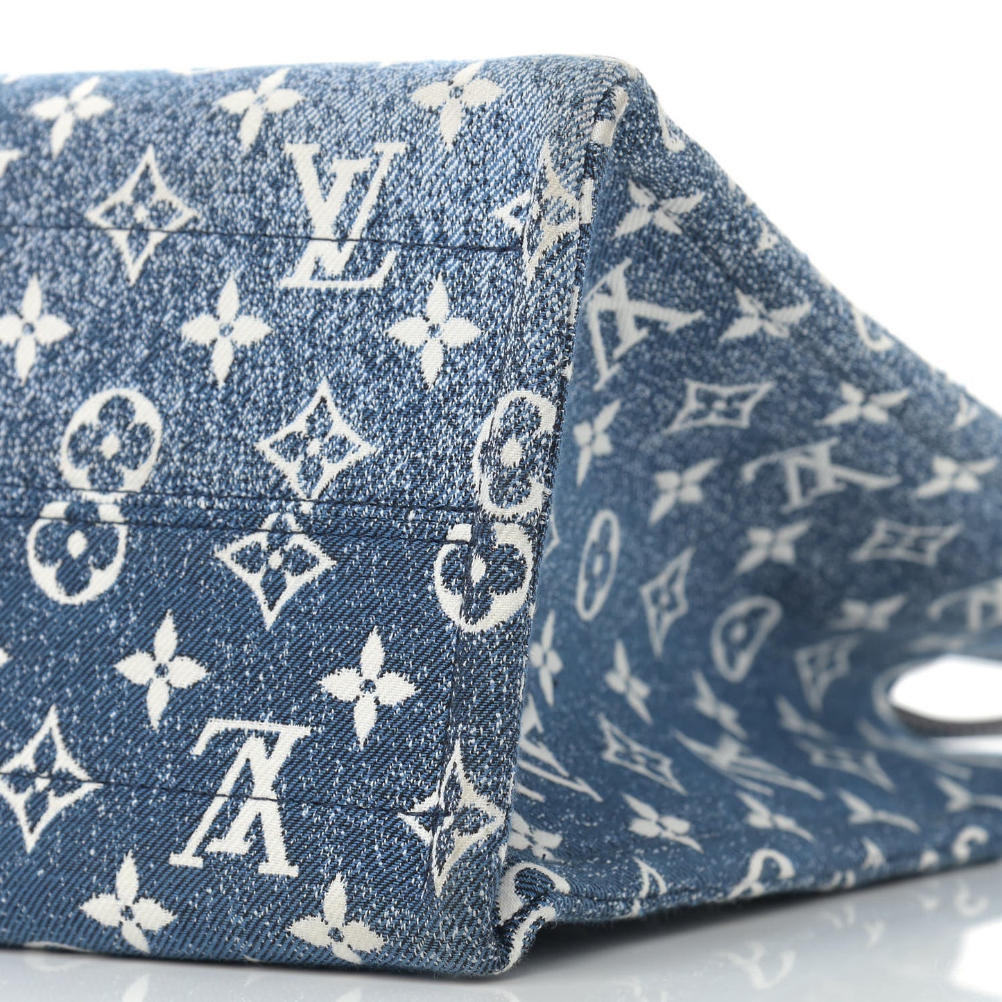 Monogram Jacquard Denim Onthego MM Bleu