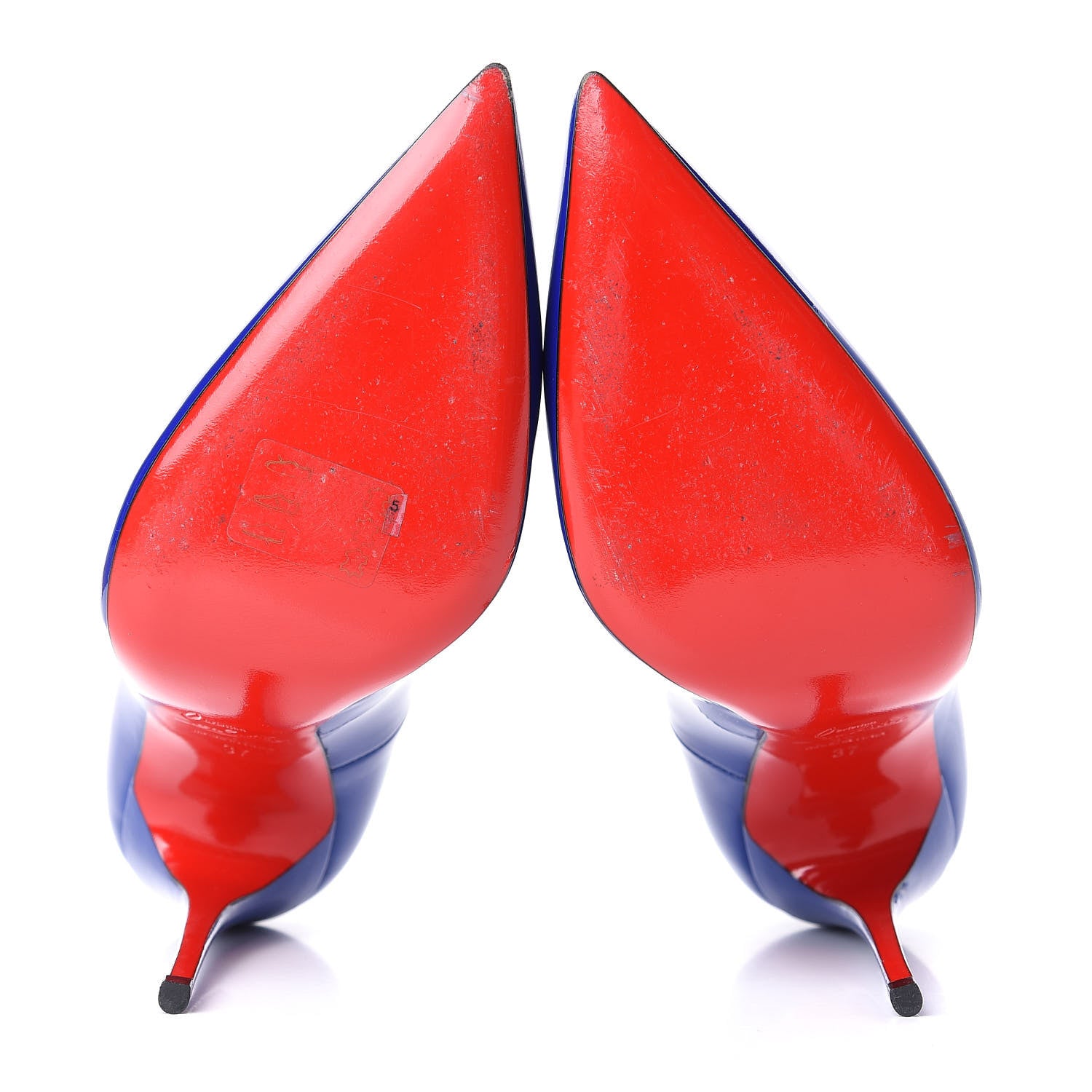 Christian Louboutin Patent So Kate 120 Pumps 37 Atlantic 6 of 10