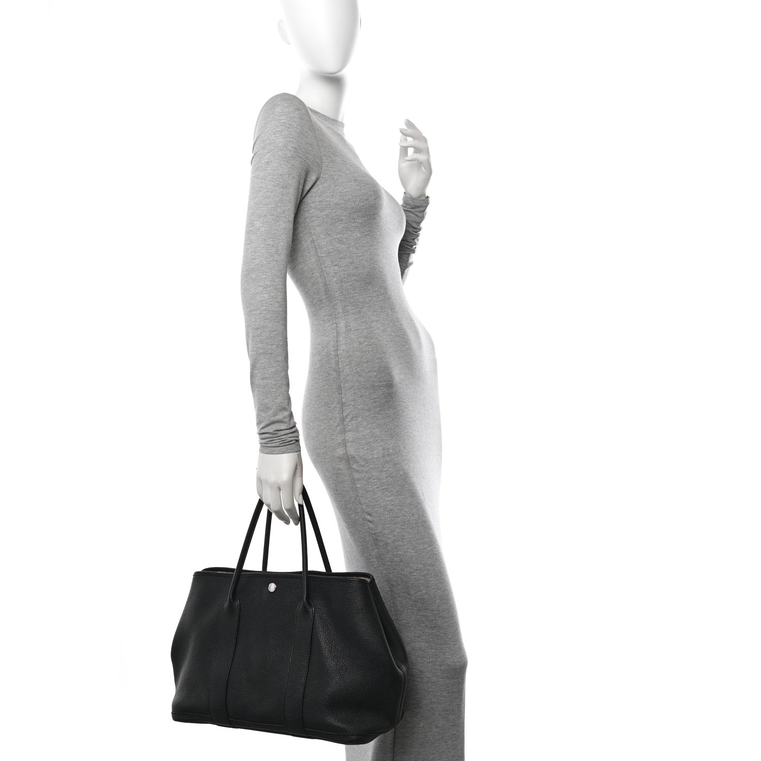 Hermes Negonda Garden Party Tote 36 MM Black 2 of 11