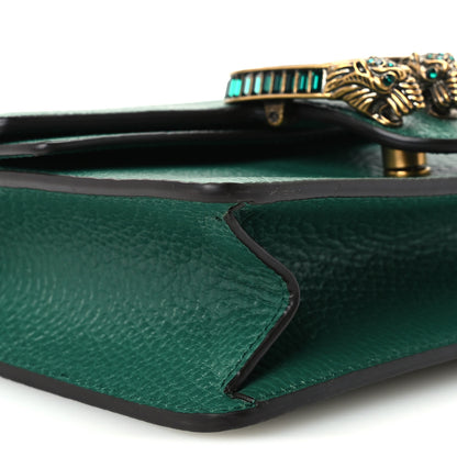 Gucci Dollar Calfskin Crystal Mini Dionysus Top Handle Bag Emerald 9 of 10