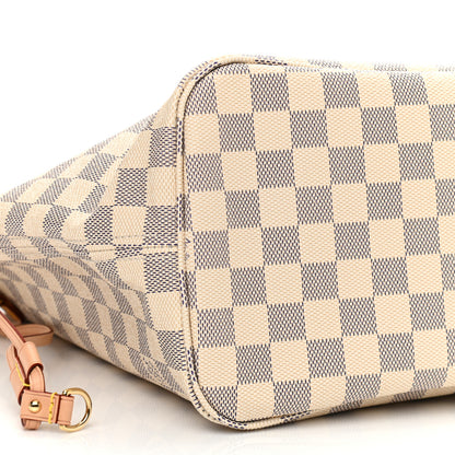 Louis Vuitton Damier Azur Neo Neverfull MM Rose Ballerine 11 of 13