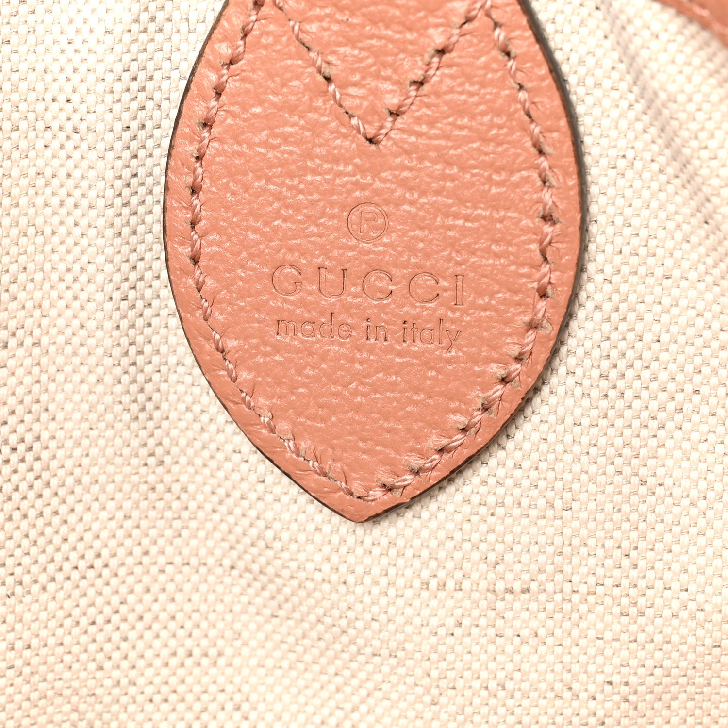 Gucci Monogram Textured Dollar Calfskin Large Ophidia Shopping Tote Cloche Rose Pink 8 of 13