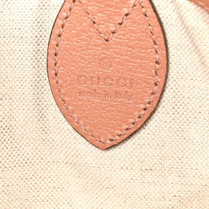 Gucci Monogram Textured Dollar Calfskin Large Ophidia Shopping Tote Cloche Rose Pink 8 of 13