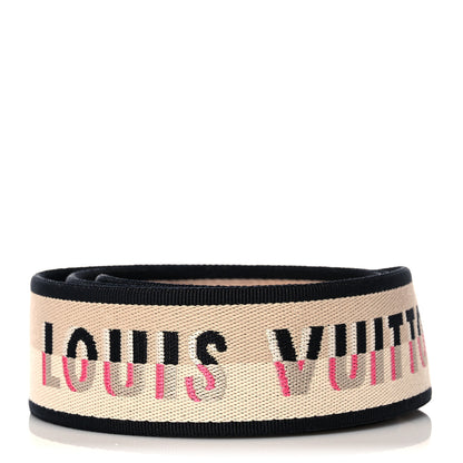 Louis Vuitton Jacquard Speedy Bandouliere 20 Shoulder Strap Black 2 of 3