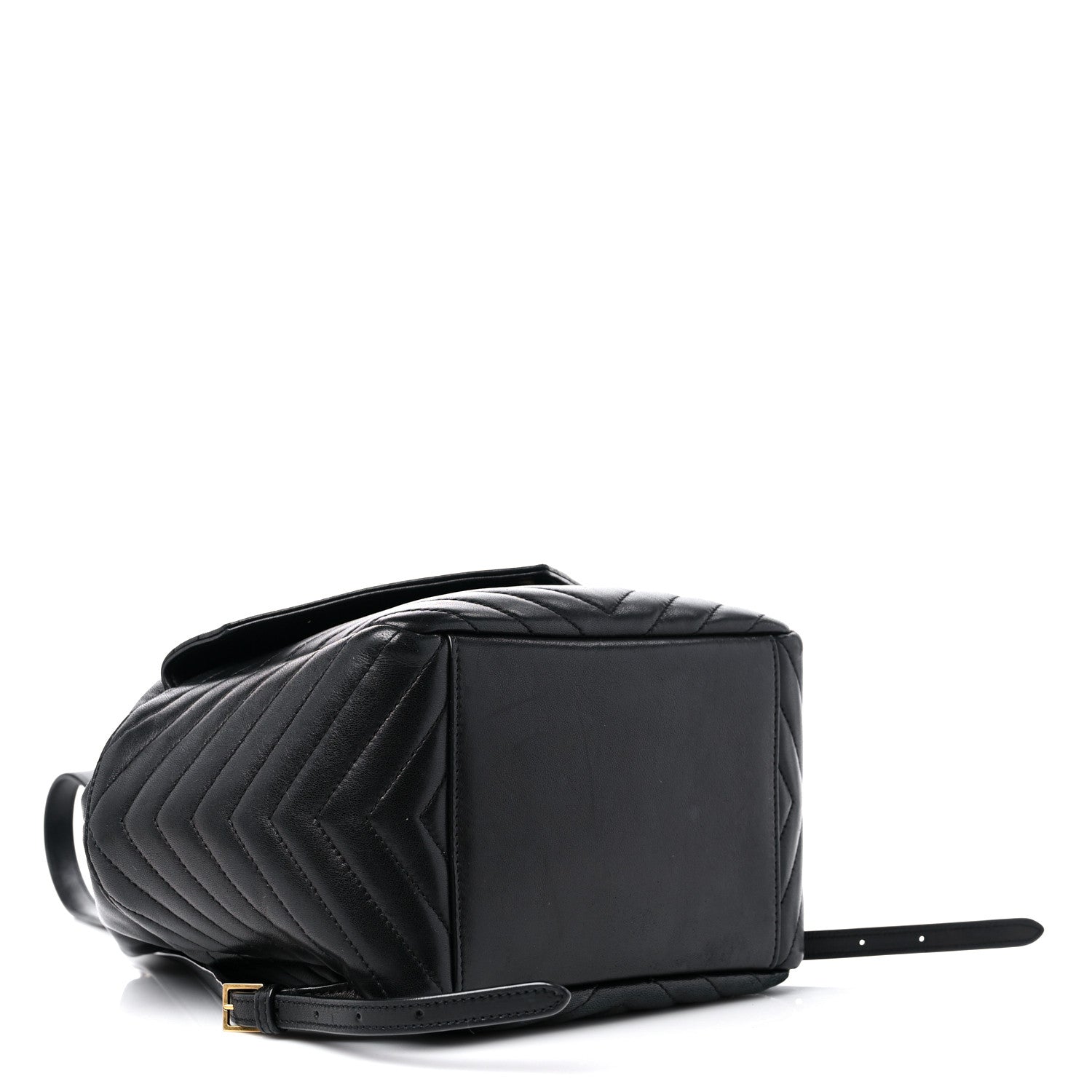 Saint Laurent Lambskin Matelasse Monogram Joe Backpack Black 4 of 12