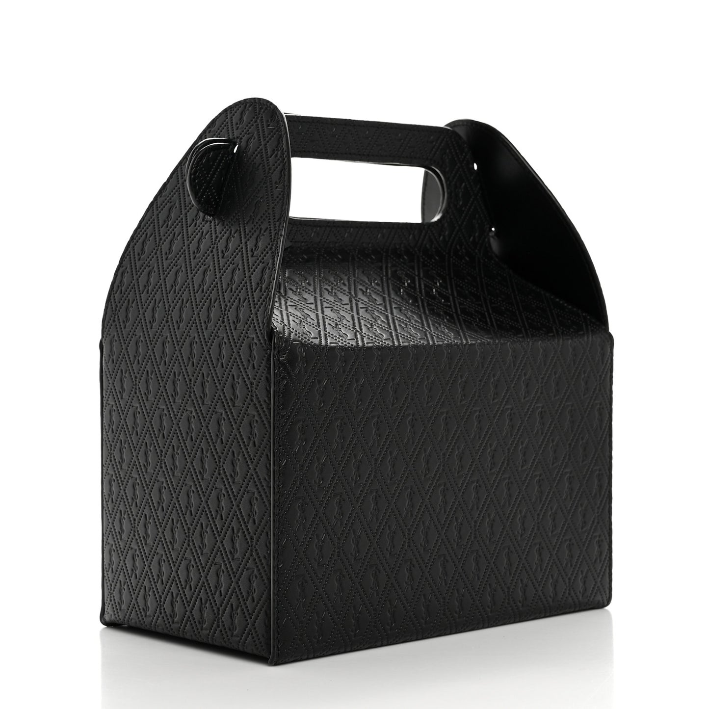 Calfskin Monogram Take Away Box Black