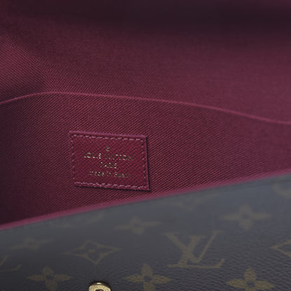 Louis Vuitton Monogram Pochette Felicie Chain Wallet Fuchsia 7 of 10