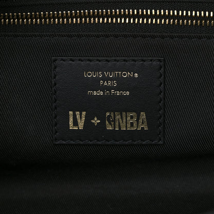 Louis Vuitton X NBA Calfskin Monogram Embossed Cloakroom Dopp Kit Black 6 of 18