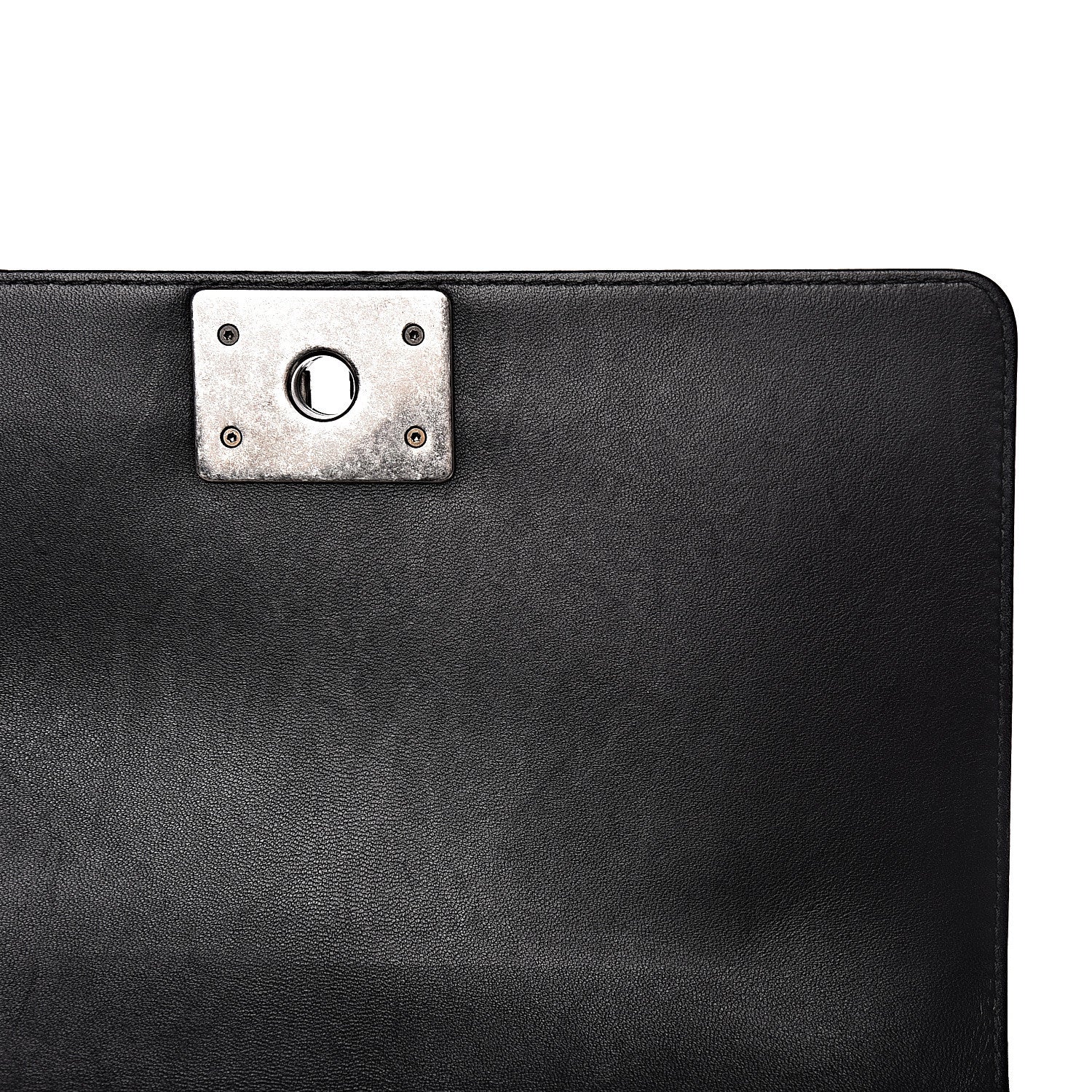 Chanel Lambskin Quilted Medium Boy Flap Black 8 of 16