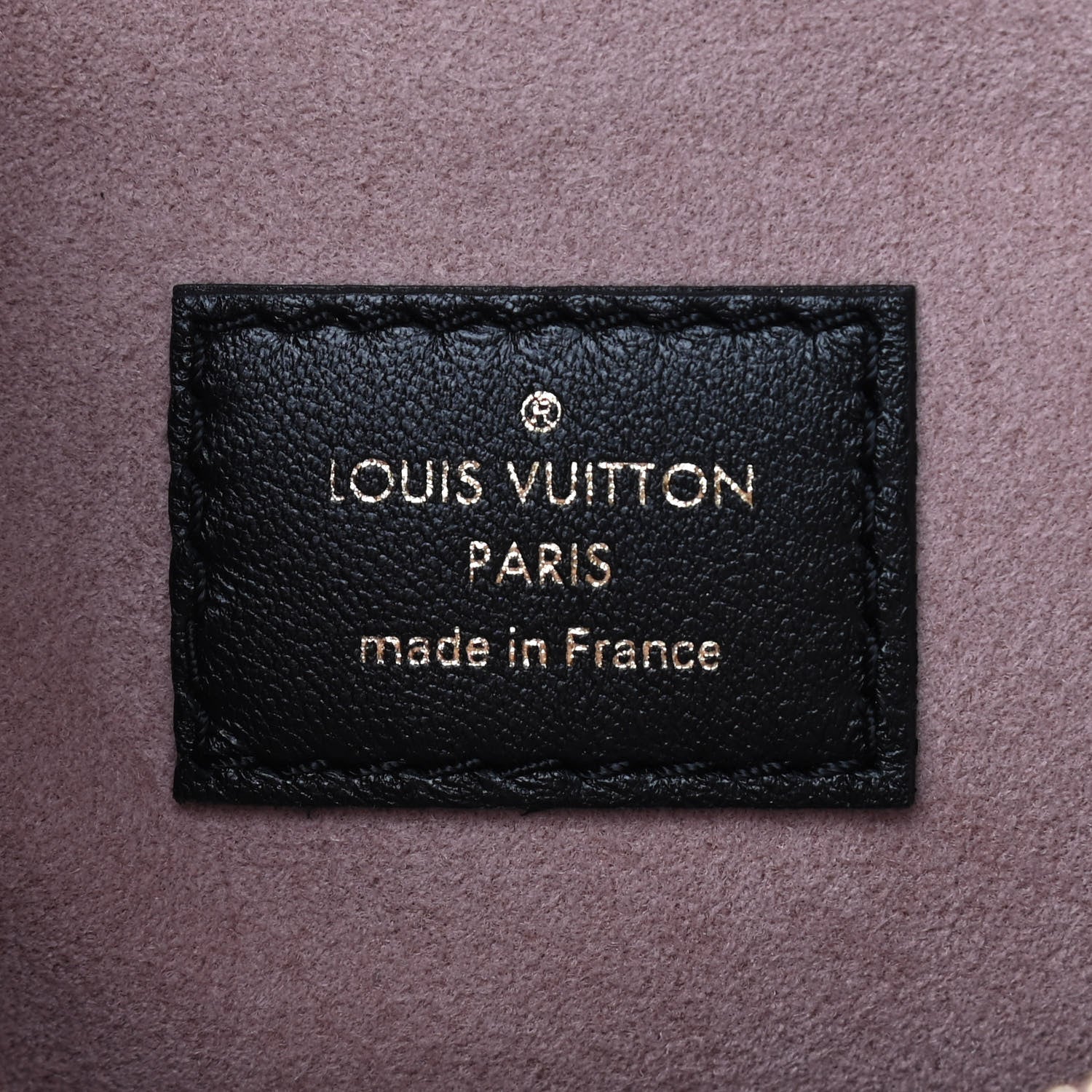 Louis Vuitton Lambskin Embossed Monogram Coussin PM Black 8 of 8