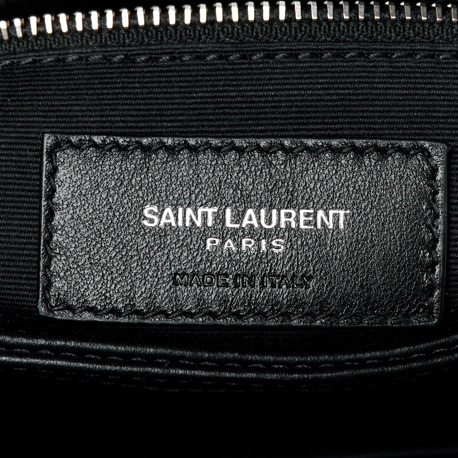 Saint Laurent Calfskin Y Quilted Monogram Toy Loulou Crossbody Bag Black 6 of 12