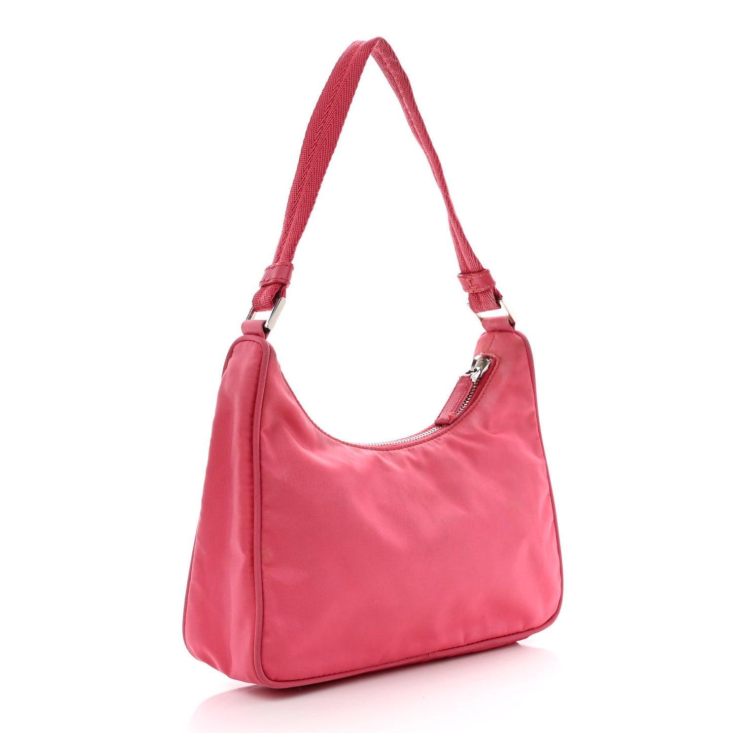 Tessuto Nylon Sport Shoulder Bag Begonia