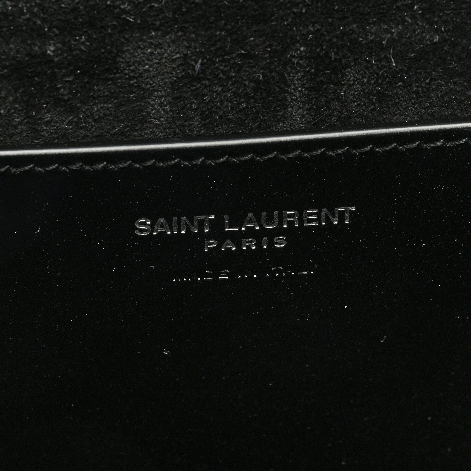Saint Laurent Calfskin Monogram Take Away Box Black 5 of 7